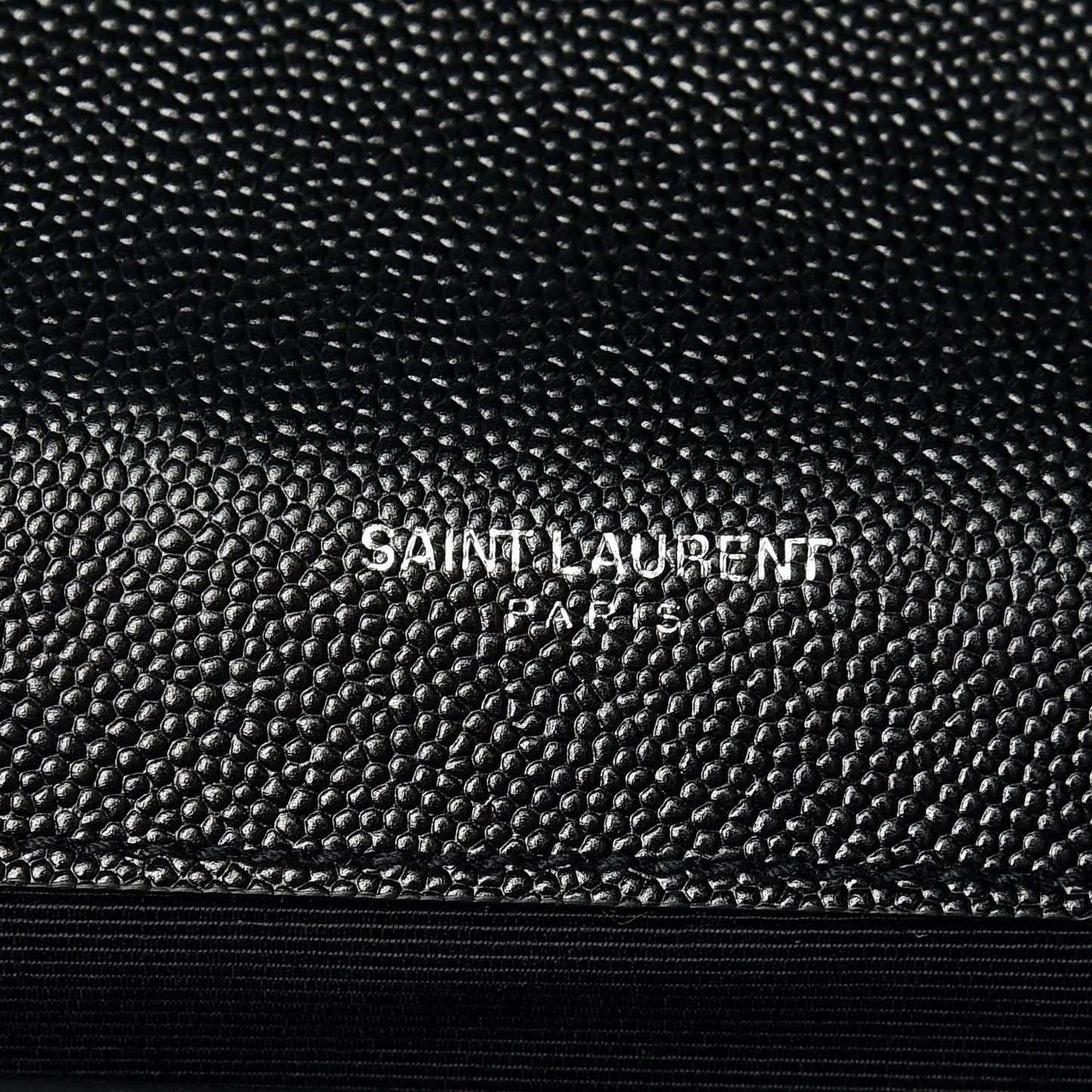 Grain De Poudre Medium Classic Monogram Kate Satchel Black