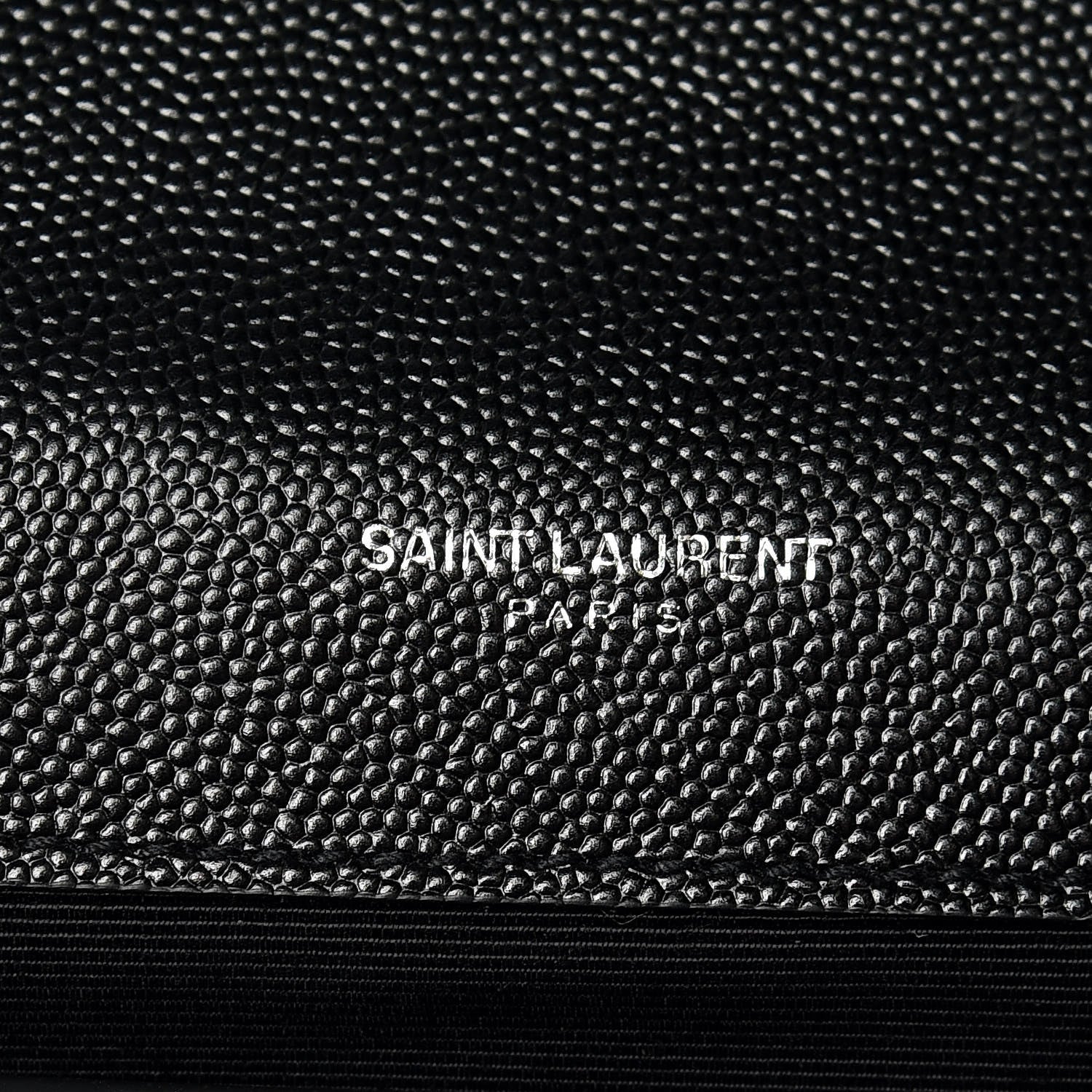 Saint Laurent Grain De Poudre Medium Classic Monogram Kate Satchel Black 8 of 11