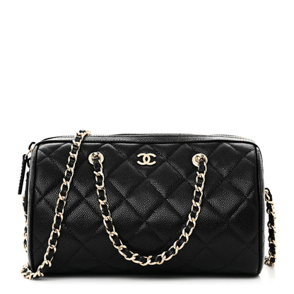 Chanel Caviar Quilted Classic Clutch with Chain Black 1 of 10