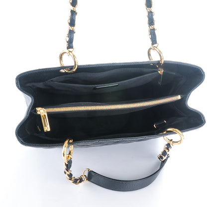 Chanel Caviar Quilted Grand Shopping Tote GST Black 5 of 7