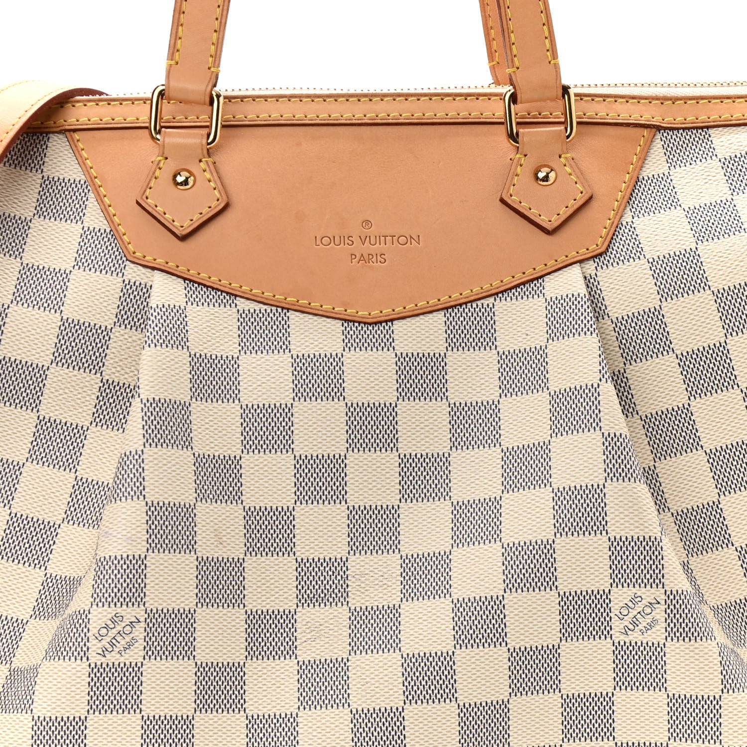 Louis Vuitton Damier Azur Siracusa GM 8 of 11