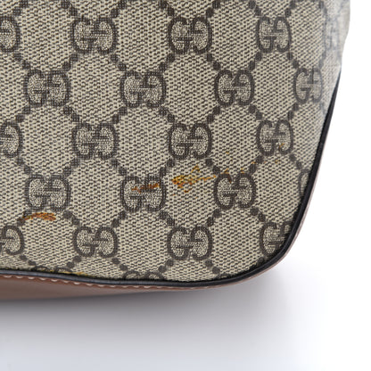 Gucci GG Supreme Monogram Large Linea A Hobo Light Brown 10 of 11