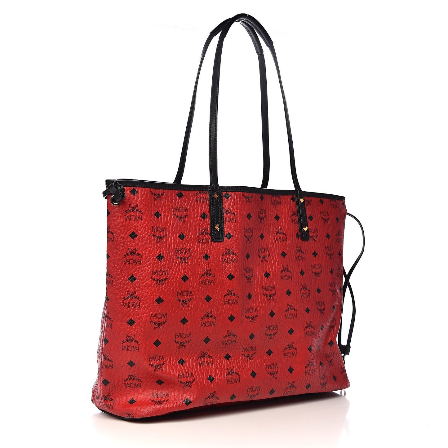 Visetos Large Liz Reversible Shopper Red Black