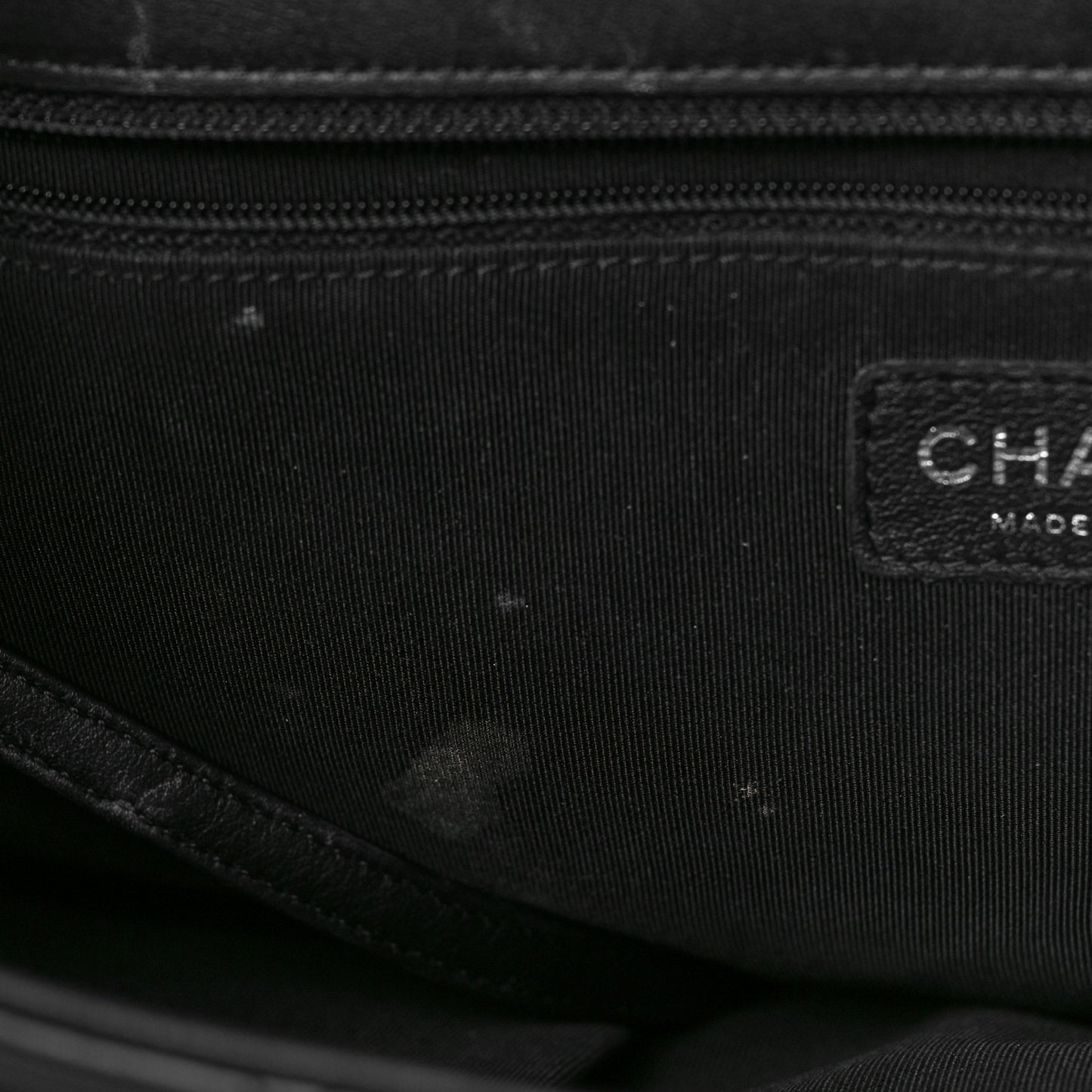 Calfskin Quilted Flap Tote Black