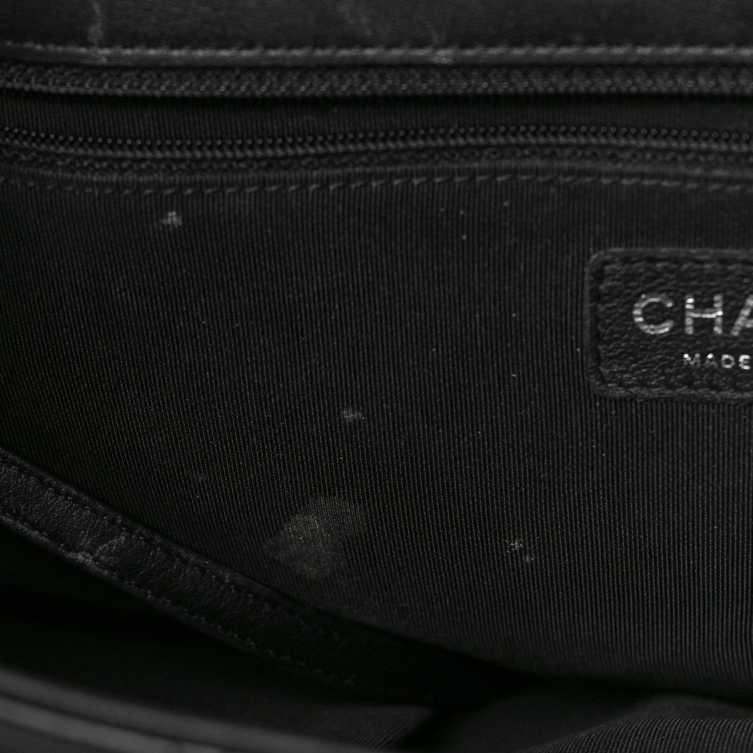 Chanel Calfskin Quilted Flap Tote Black 11 of 15