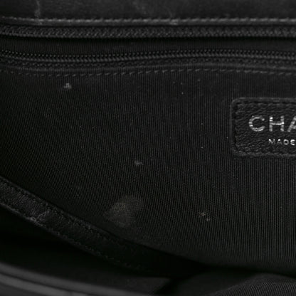 Chanel Calfskin Quilted Flap Tote Black 11 of 15
