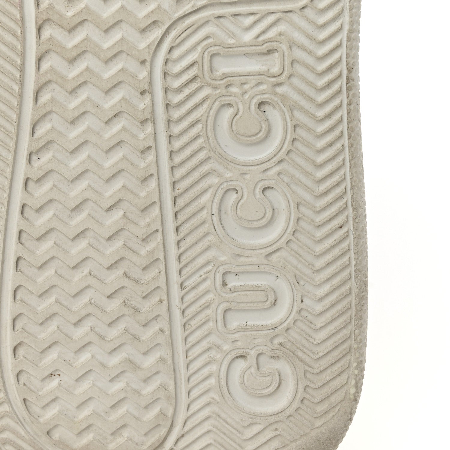 Gucci Calfskin GG Tennis Embossed Perforated Womens Platform 55mm Sneakers 37 Great White 7 of 11