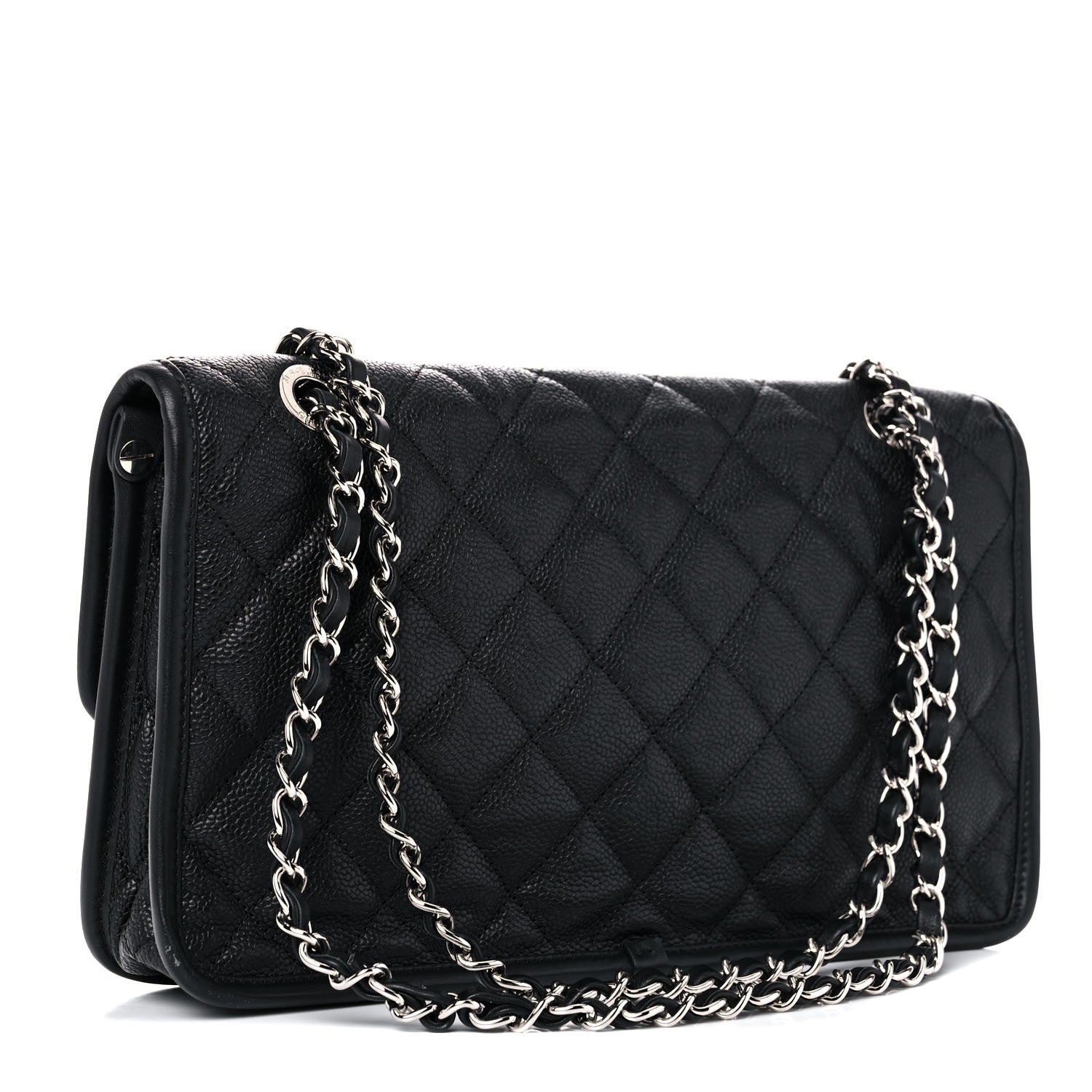 Chanel Caviar Quilted Medium French Riviera Flap Black 2 of 10