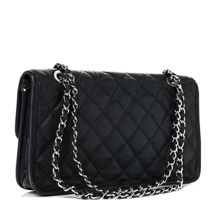 Chanel Caviar Quilted Medium French Riviera Flap Black 2 of 10
