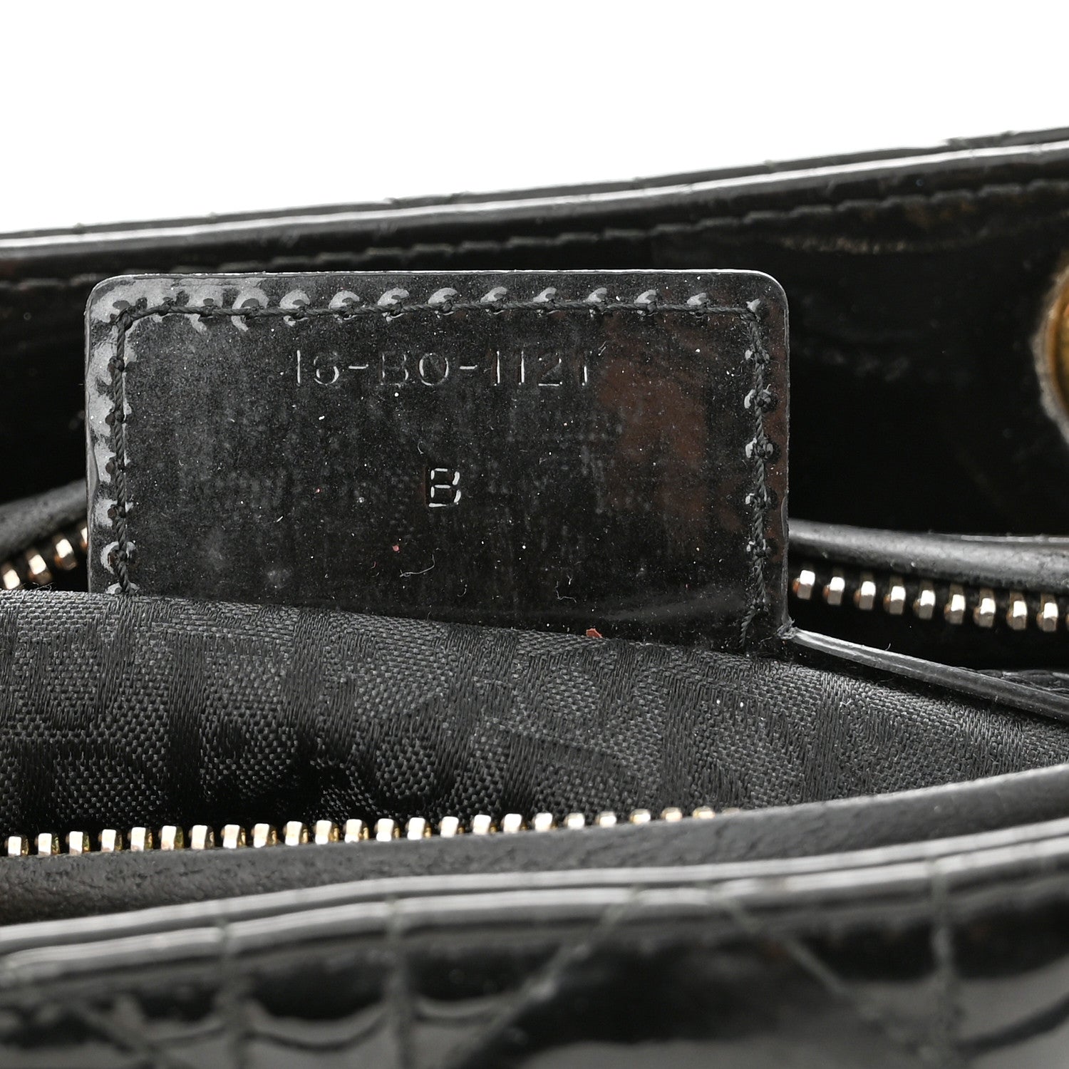 Christian Dior Patent Cannage Medium Lady Dior Black 7 of 10