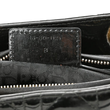 Christian Dior Patent Cannage Medium Lady Dior Black 7 of 10