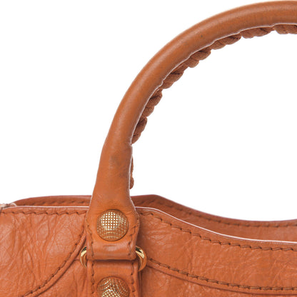Balenciaga Agneau Giant 12 Gold Hardware Mini City Tangerine 12 of 13