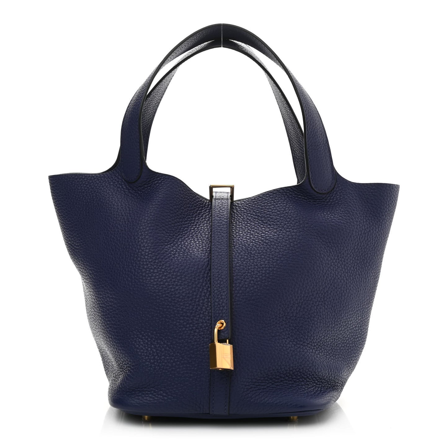 Taurillon Clemence Picotin Lock 22 MM Bleu Encre