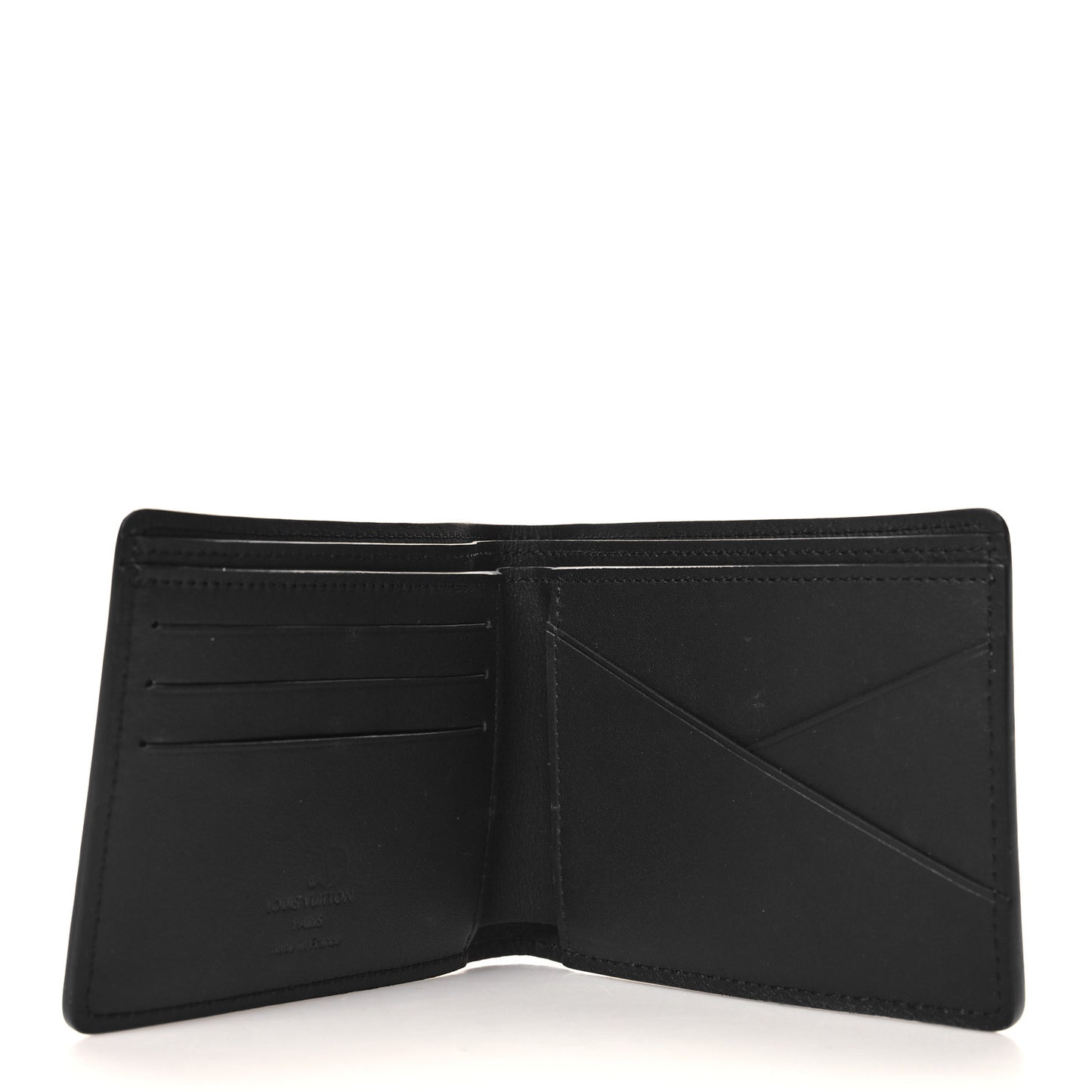 LOUIS VUITTON Cuir Bi-Fold Wallet Dark Infinity