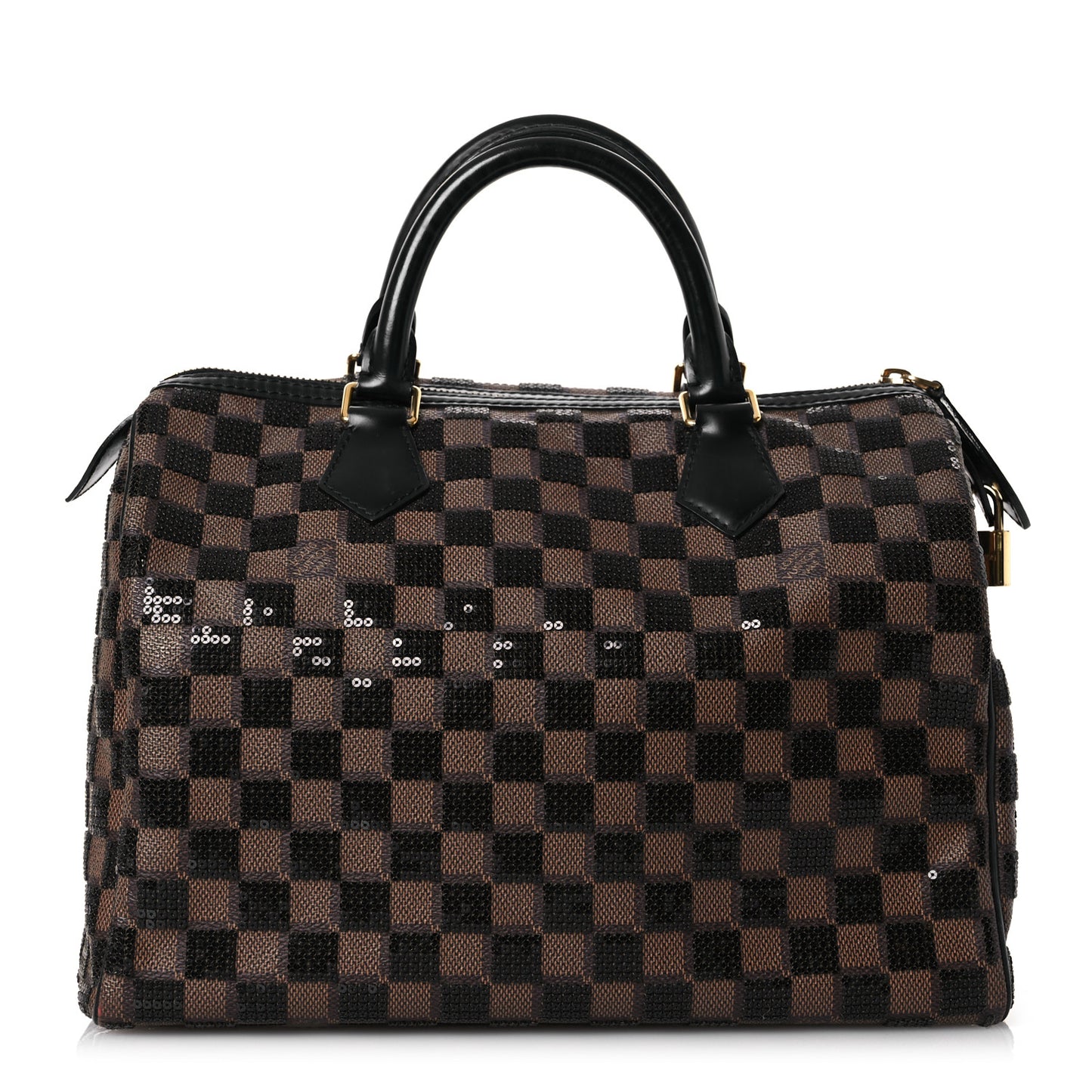 Damier Paillettes Speedy 30 Black