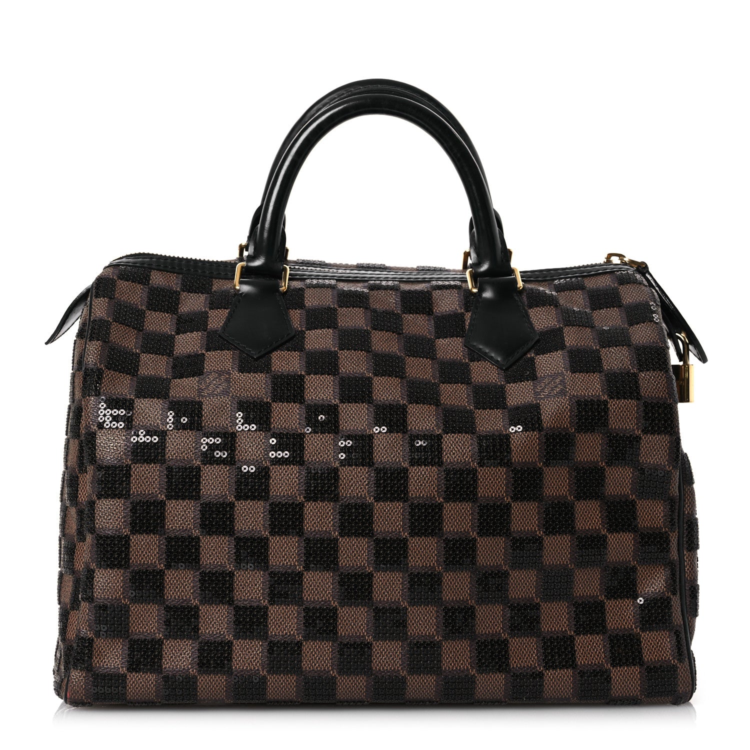Louis Vuitton Damier Paillettes Speedy 30 Black 1 of 15