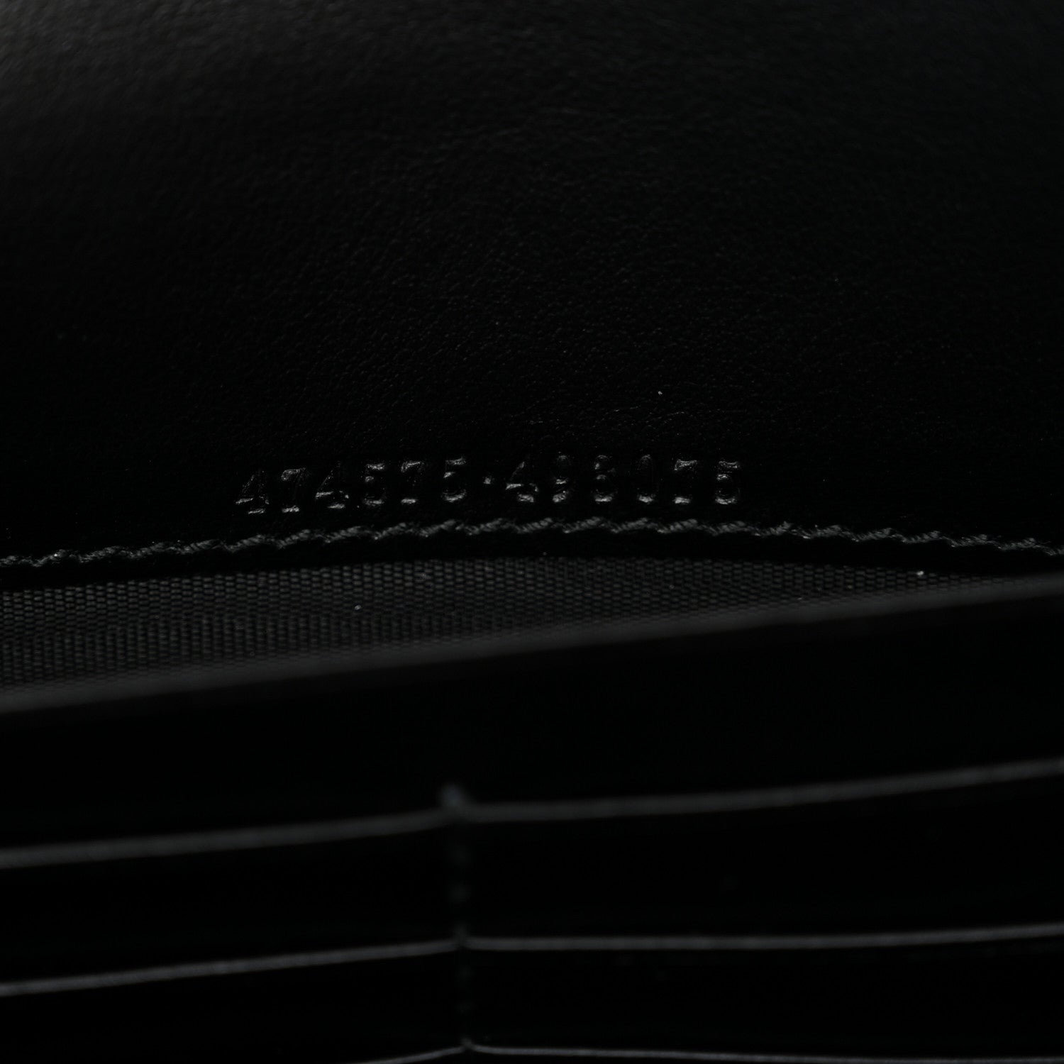 Gucci Calfskin Matelasse GG Marmont Chain Wallet Black 7 of 11
