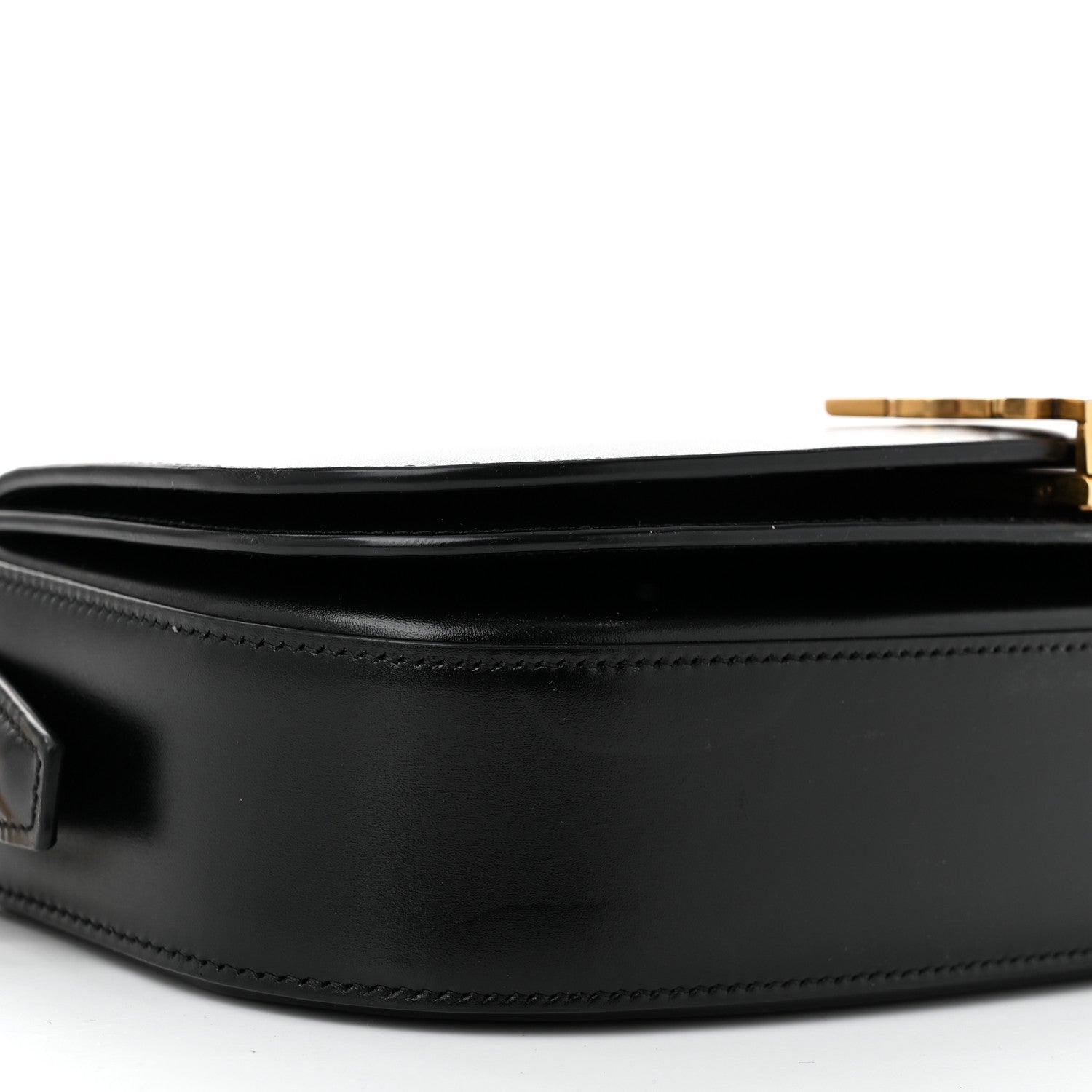 Saint Laurent Box Calfskin Voltaire Top Handle Crossbody Bag Black 10 of 12