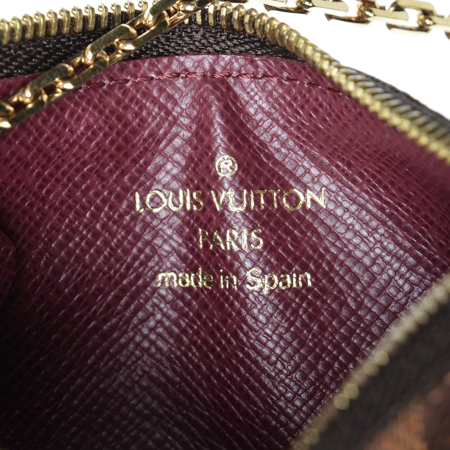 Damier Ebene Scribe Affiche Key Pouch