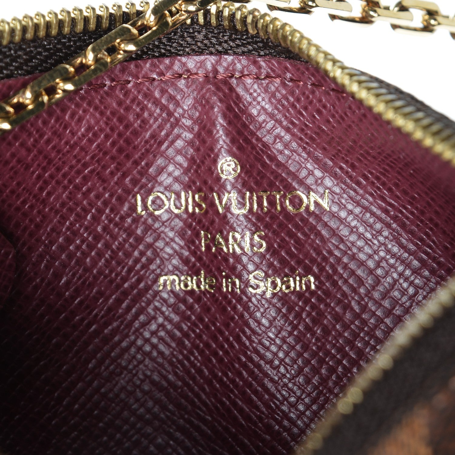 Louis Vuitton Damier Ebene Scribe Affiche Key Pouch 6 of 6