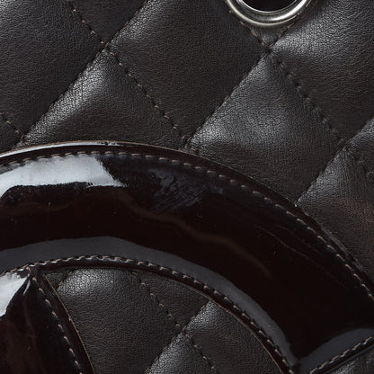 Chanel Calfskin Quilted Large Cambon Tote Brown 11 of 15