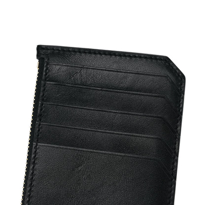 Saint Laurent Calfskin 5 Fragments Zip Pouch Card Holder Black 7 of 8