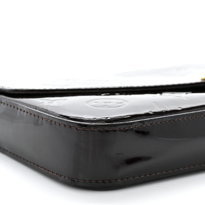 Louis Vuitton Vernis Pochette Felicie Chain Wallet Amarante 12 of 15
