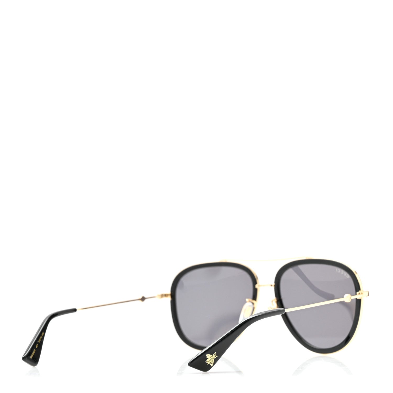 Gucci Metal Aviator Sunglasses GG0062S Black 4 of 7