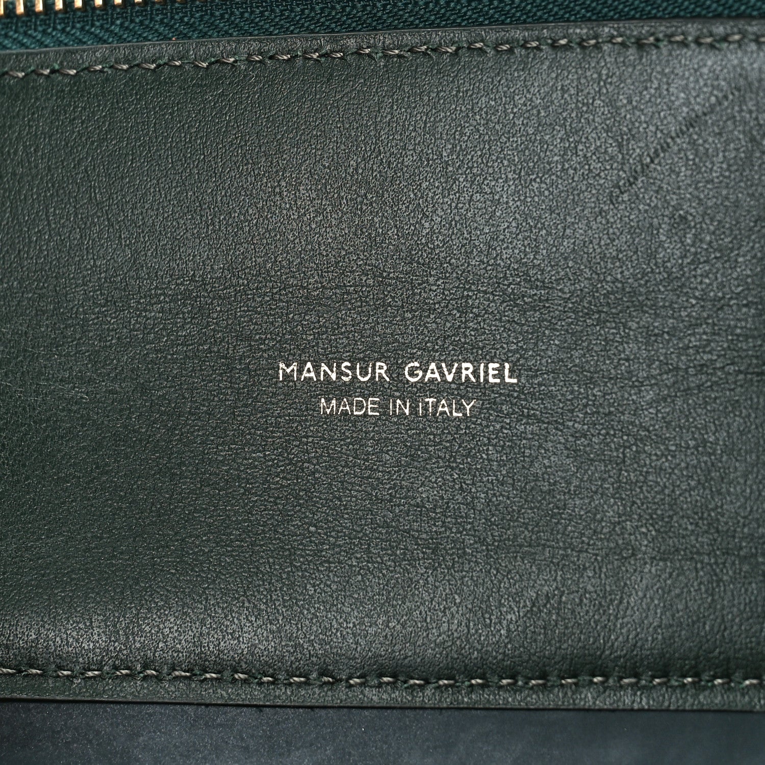Mansur Gavriel Calfskin Mini Travel Crossbody Bag Moss 6 of 8