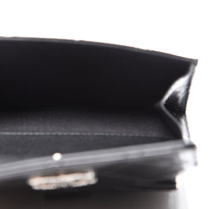 Chanel Patent Quilted Brilliant Compact Wallet Black 4 of 10
