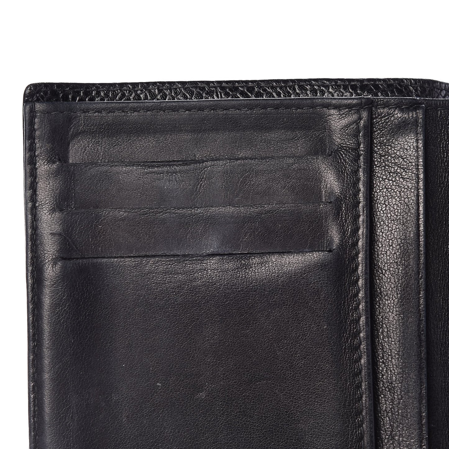Caviar Timeless CC Compact French Wallet Black