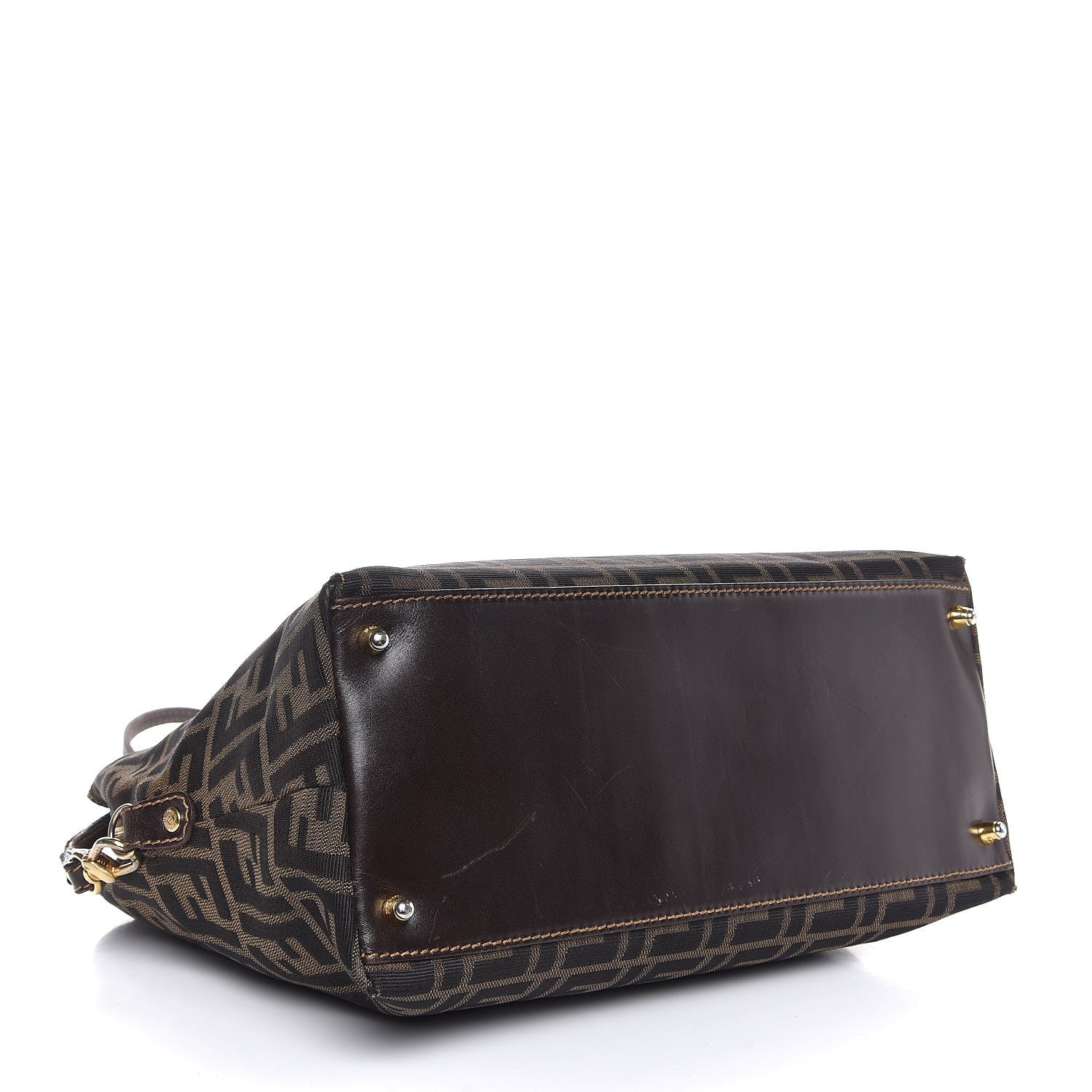 Fendi Zucca Shoulder Bag Tobacco 5 of 9
