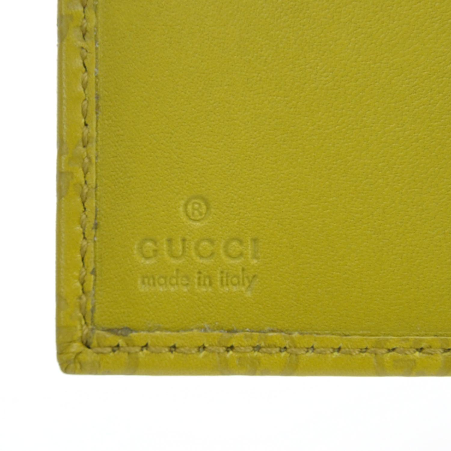 Gucci Microguccissima Medium Notebook Yellow 6 of 7