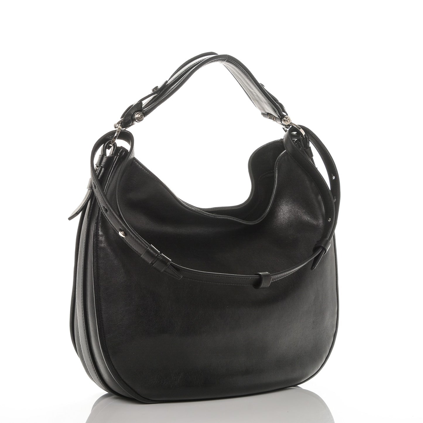 Lambskin Medium Obsedia Hobo Black