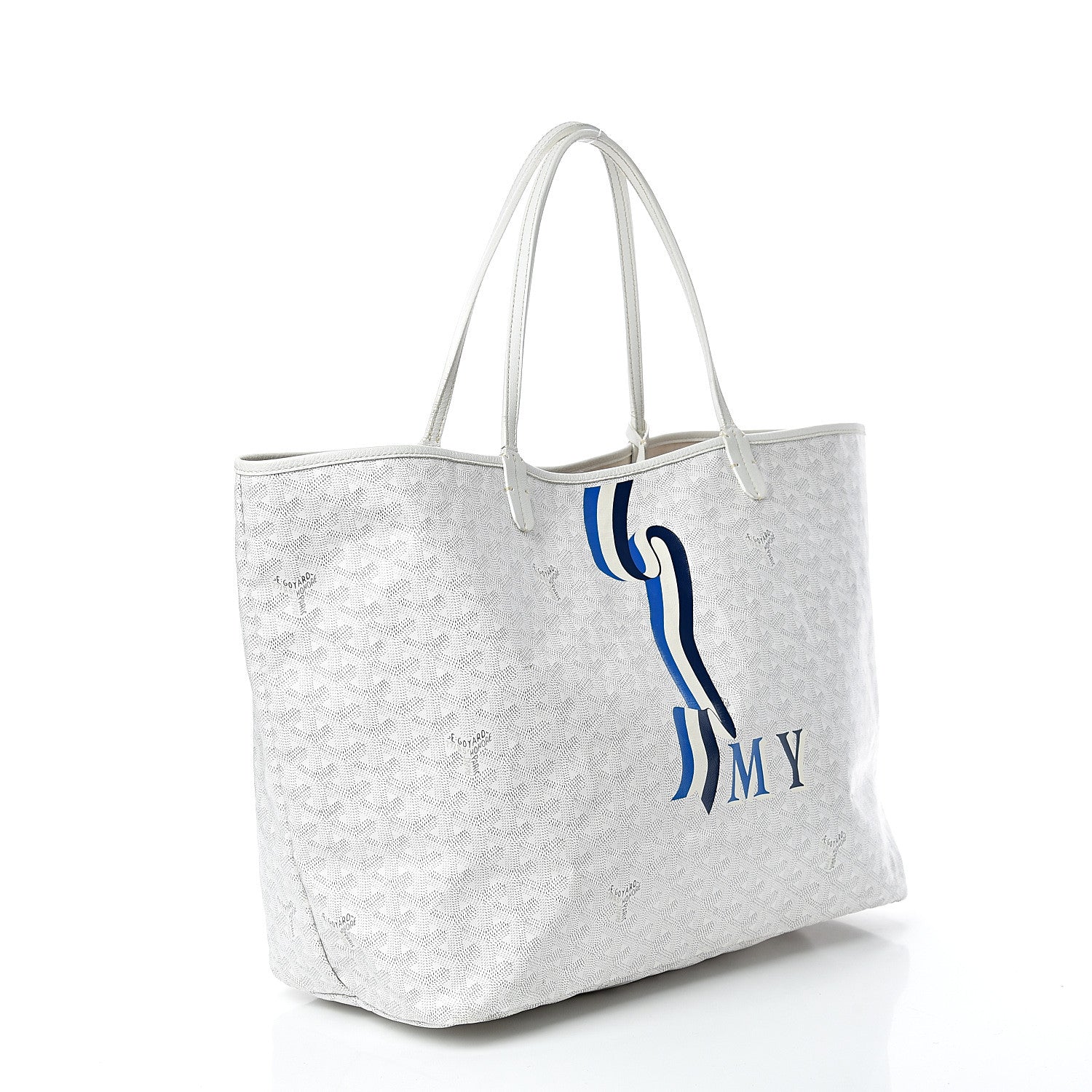 Goyard Goyardine Saint Louis GM White 3 of 18