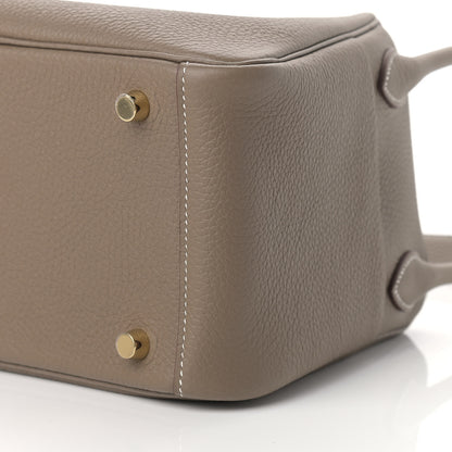Hermes Taurillon Clemence Lindy 26 Etoupe 9 of 9