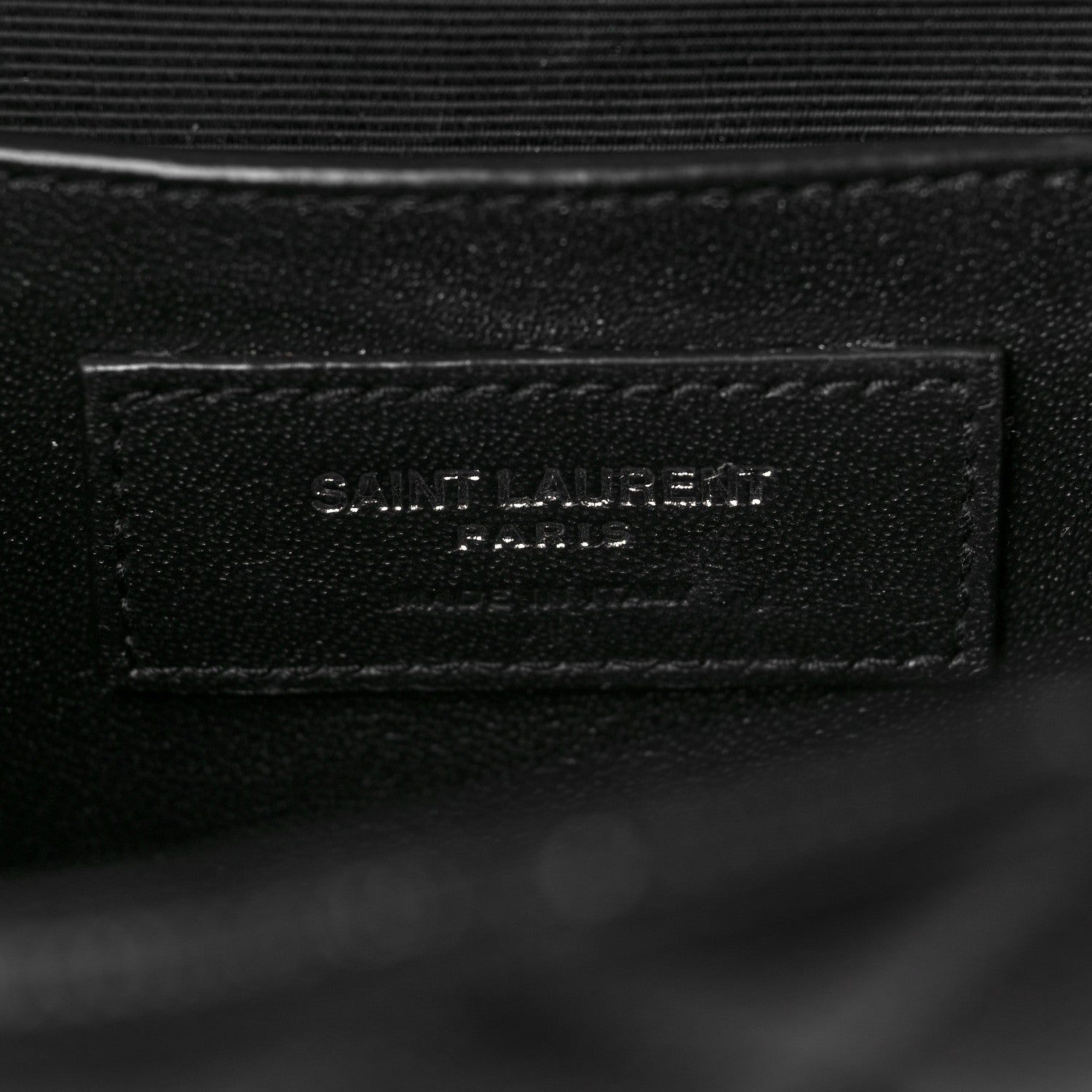 Saint Laurent Grain De Poudre Textured Mixed Matelasse Triquilt Small Monogram Satchel Black 5 of 9