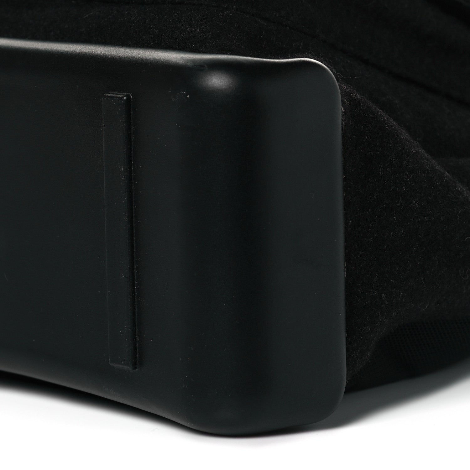 Prada Wool Messenger Satchel Black 5 of 11