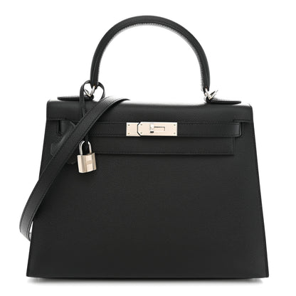 Hermes Epsom Kelly Sellier 28 Black 1 of 10