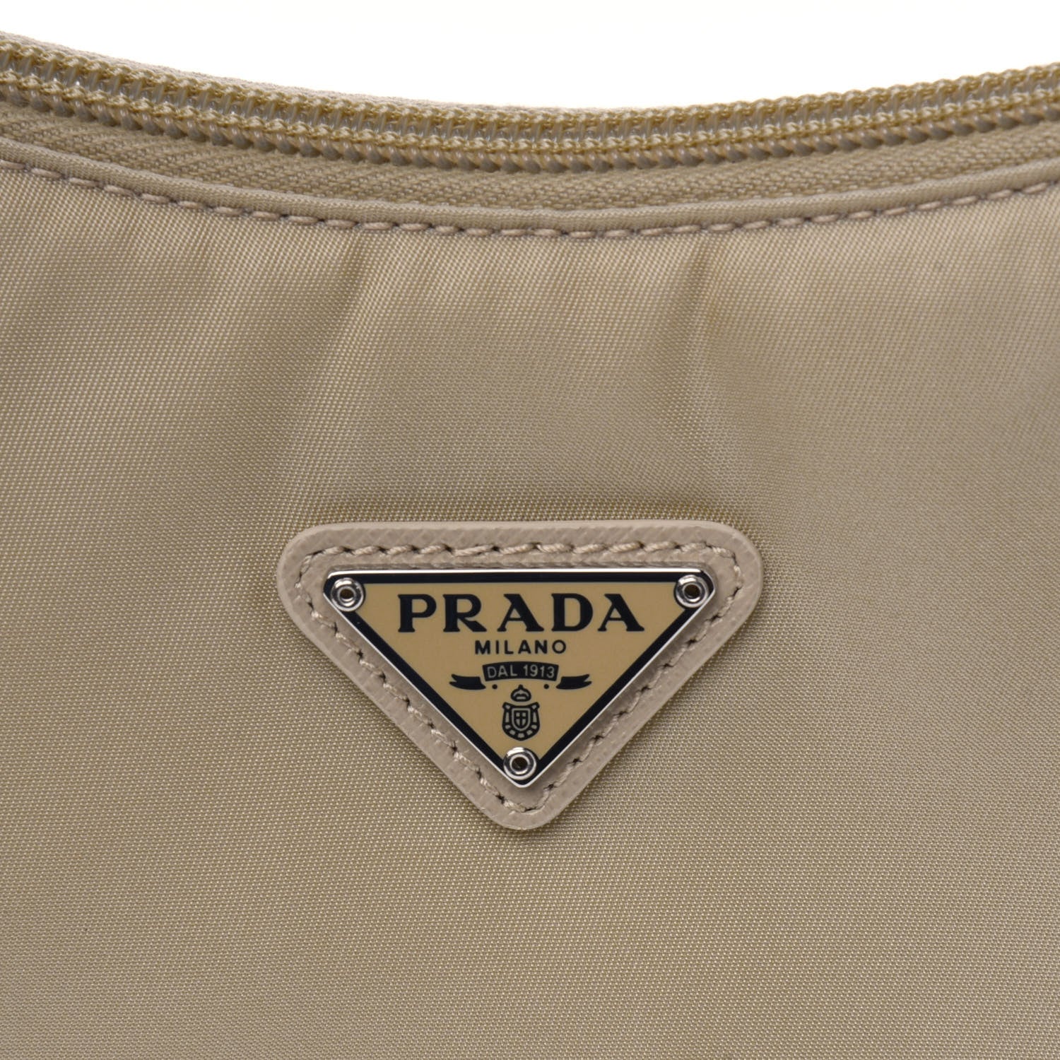Prada Re-Nylon Saffiano Mini Re-Edition 2000 Bag Deserto 5 of 13