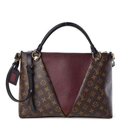 Louis Vuitton Monogram V Tote MM Bordeaux 1 of 10