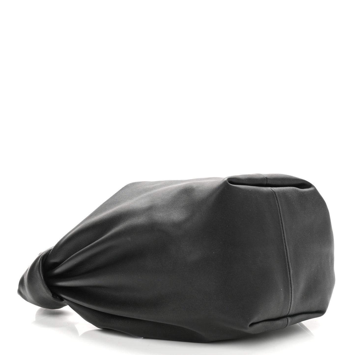 Calfskin Teen Double Knot Hobo Black