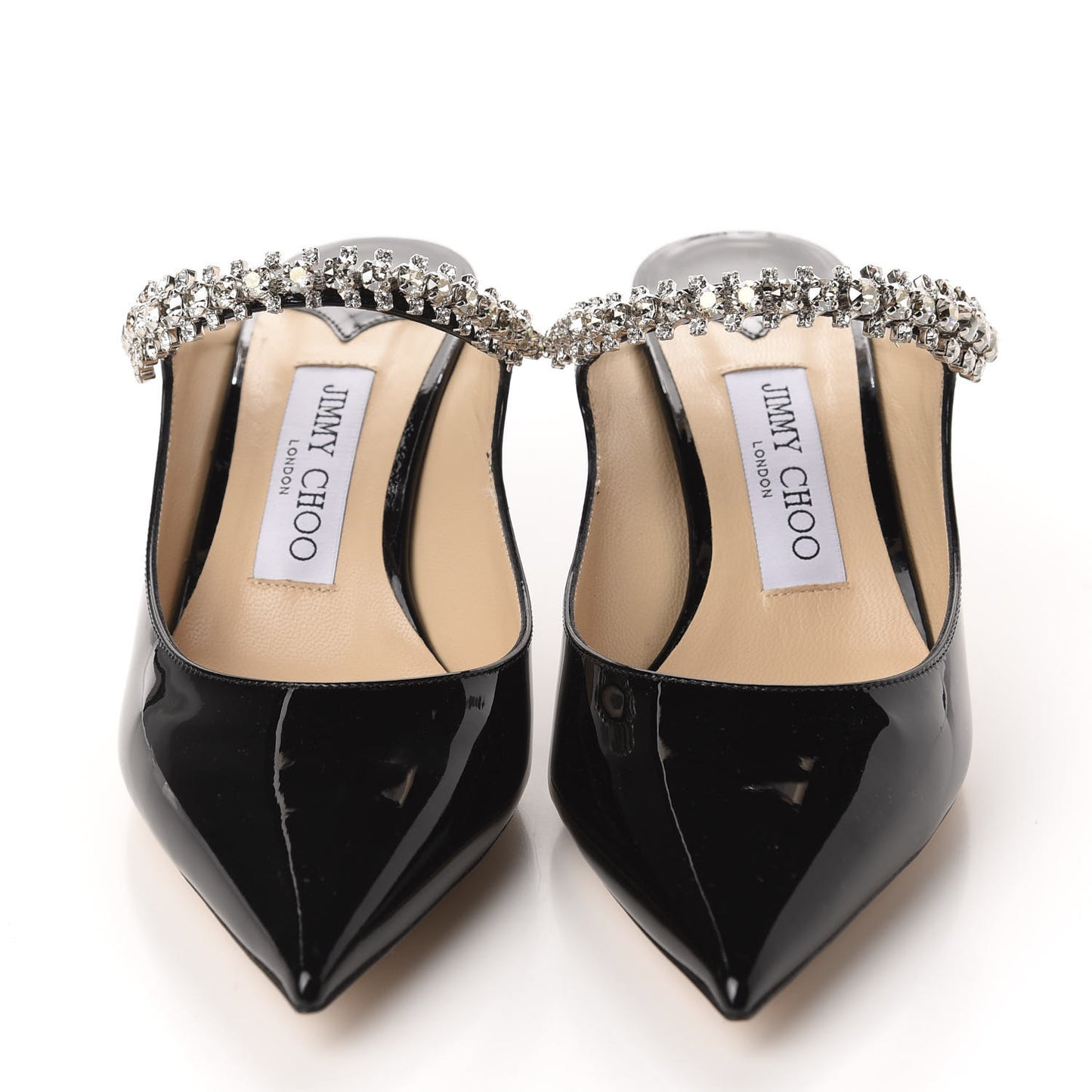 Patent Calfskin Bing 65 Pumps 37 Black