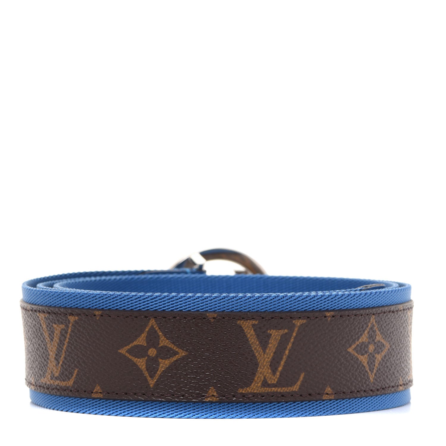 Louis Vuitton Monogram LV Circle Belt 95 38 Blue 2 of 6