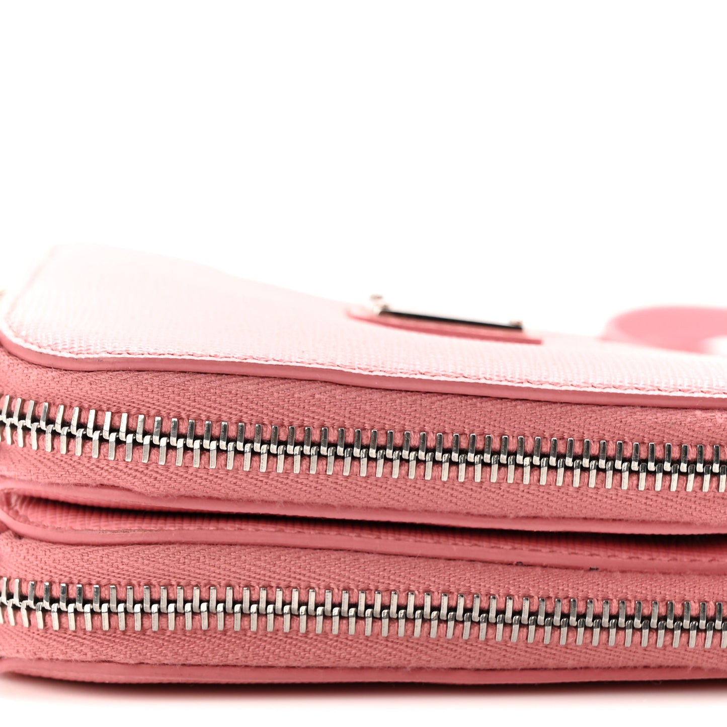 Saffiano Mini Triangle Crossbody Pouch Petalo