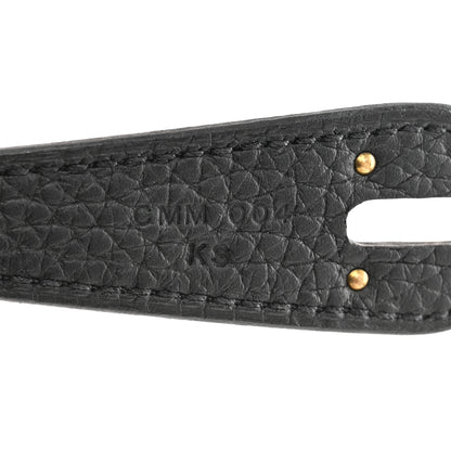 Hermes Taurillon Clemence Lindy 26 Black 7 of 10