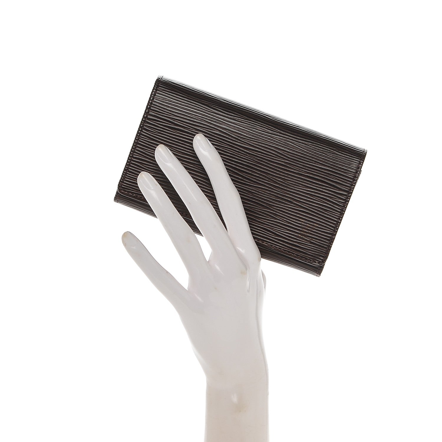 Louis Vuitton Epi Porte-Monnaie Billets Tresor Wallet Moka 2 of 6