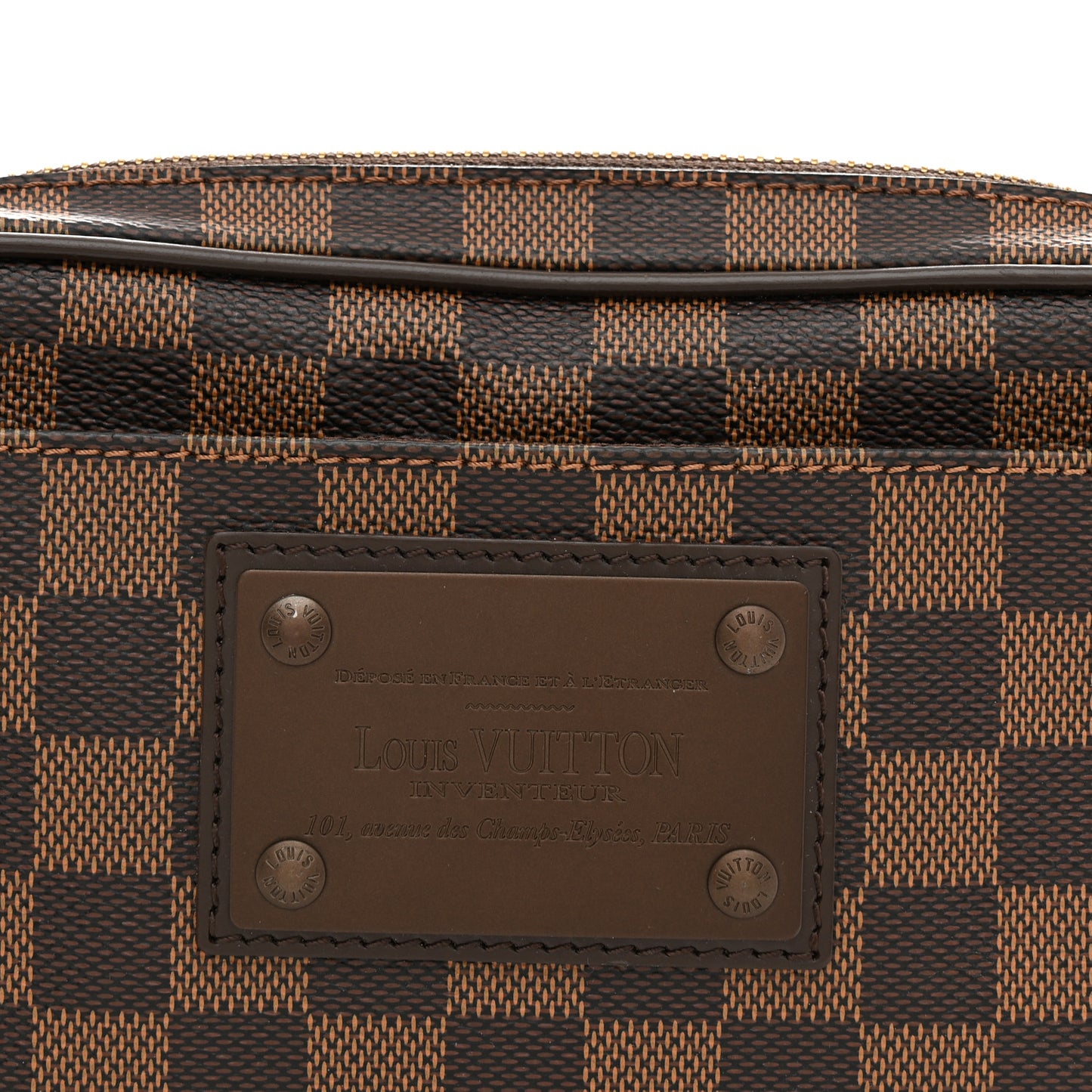 Damier Ebene Brooklyn Bum Bag