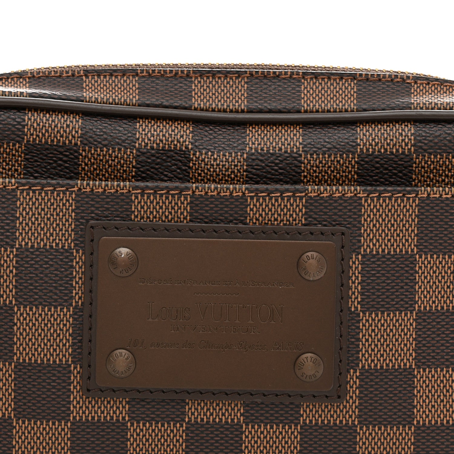 Louis Vuitton Damier Ebene Brooklyn Bum Bag 7 of 10