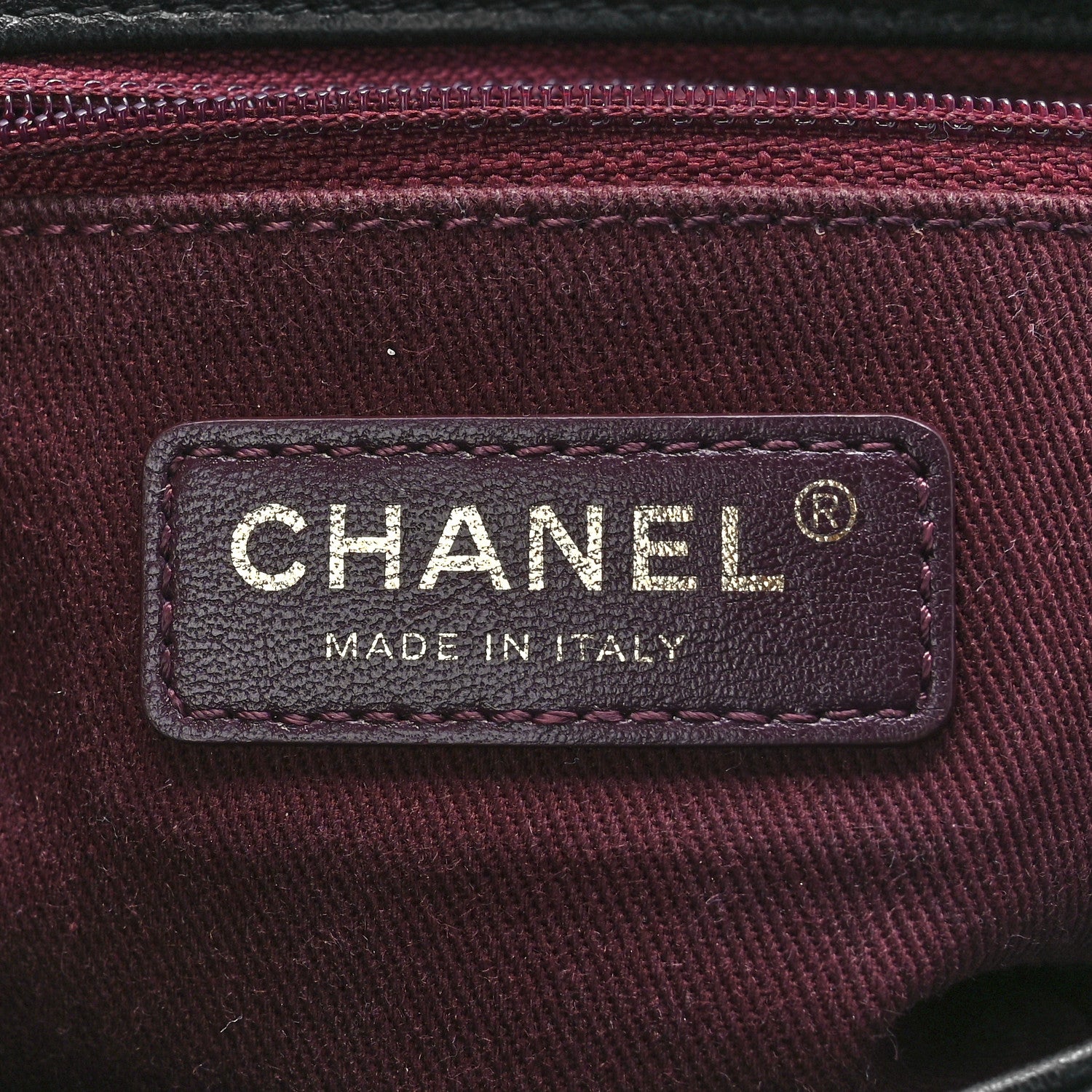 Chanel Calfskin Chevron Quilted Medium Surpique Flap Black 8 of 14